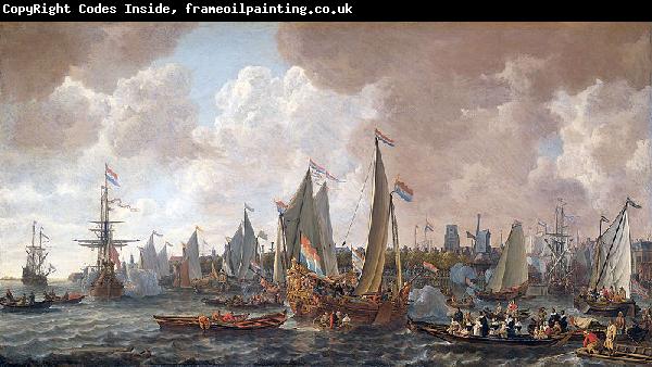 Lieve Verschuier The arrival of King Charles II of England in Rotterdam, 24 May 1660.